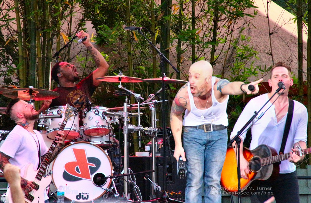 Chris Daughtry performs live in concert at Busch Gardens Tampa Food and Wine Festival April 25, 2015