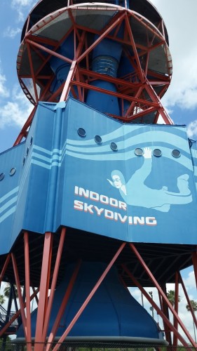 iFly Orlando International Drive wind tunnel photo of the building, indoor skydiving