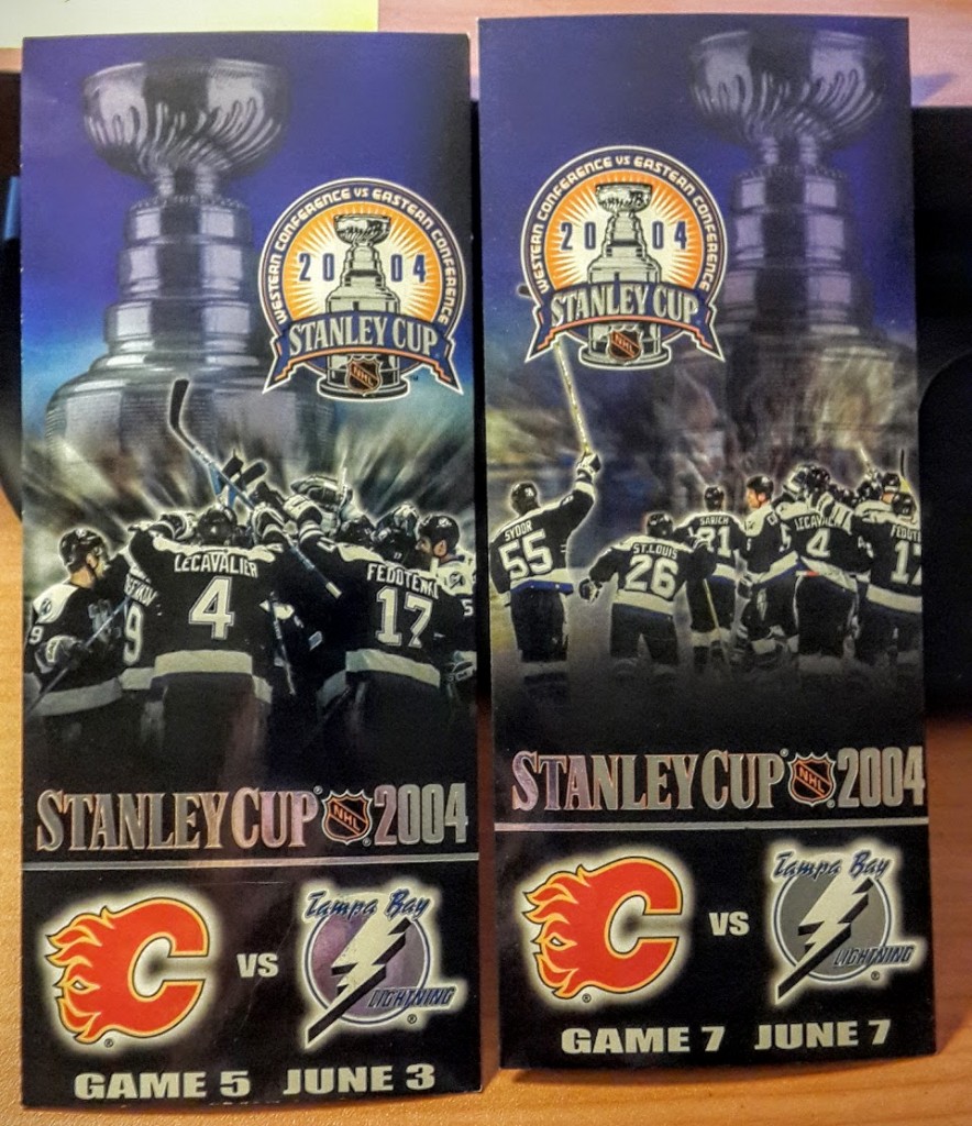 2004 Stanley Cup Finals NHL Tampa Bay Lightning Game 5 and Game 7 tickets, Calgary Flames at Tampa Bay Lightning.